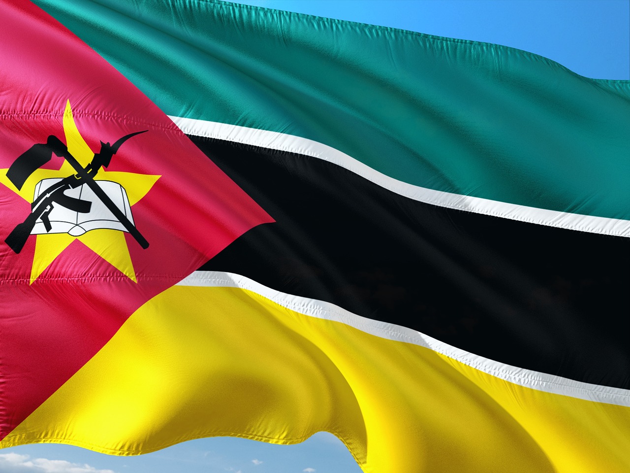 Praias de areia branca e águas cristalinas do Arquipélago de Bazaruto em Moçambique