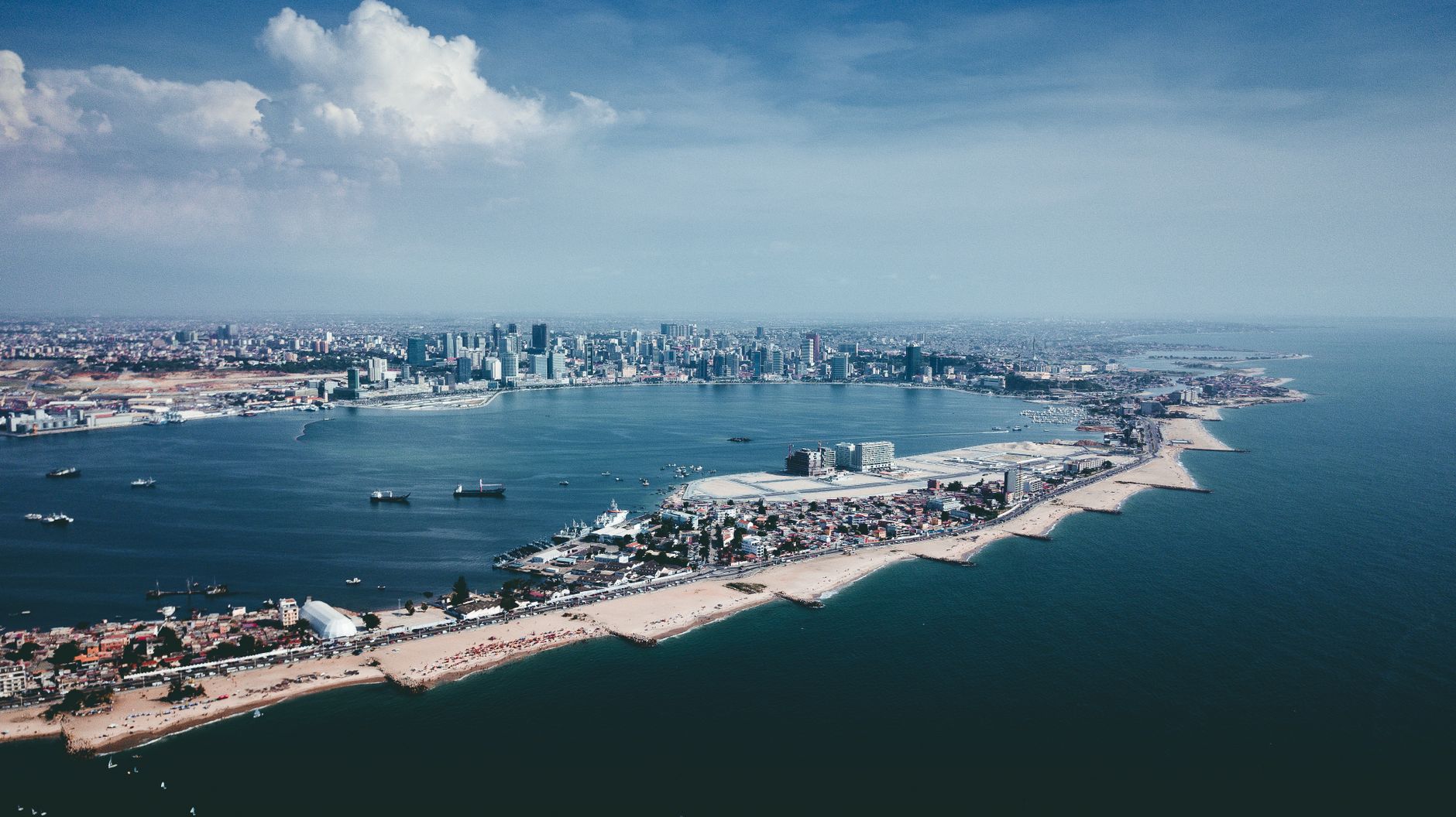 Vista panoramica da cidade de Maputo em Mocambique