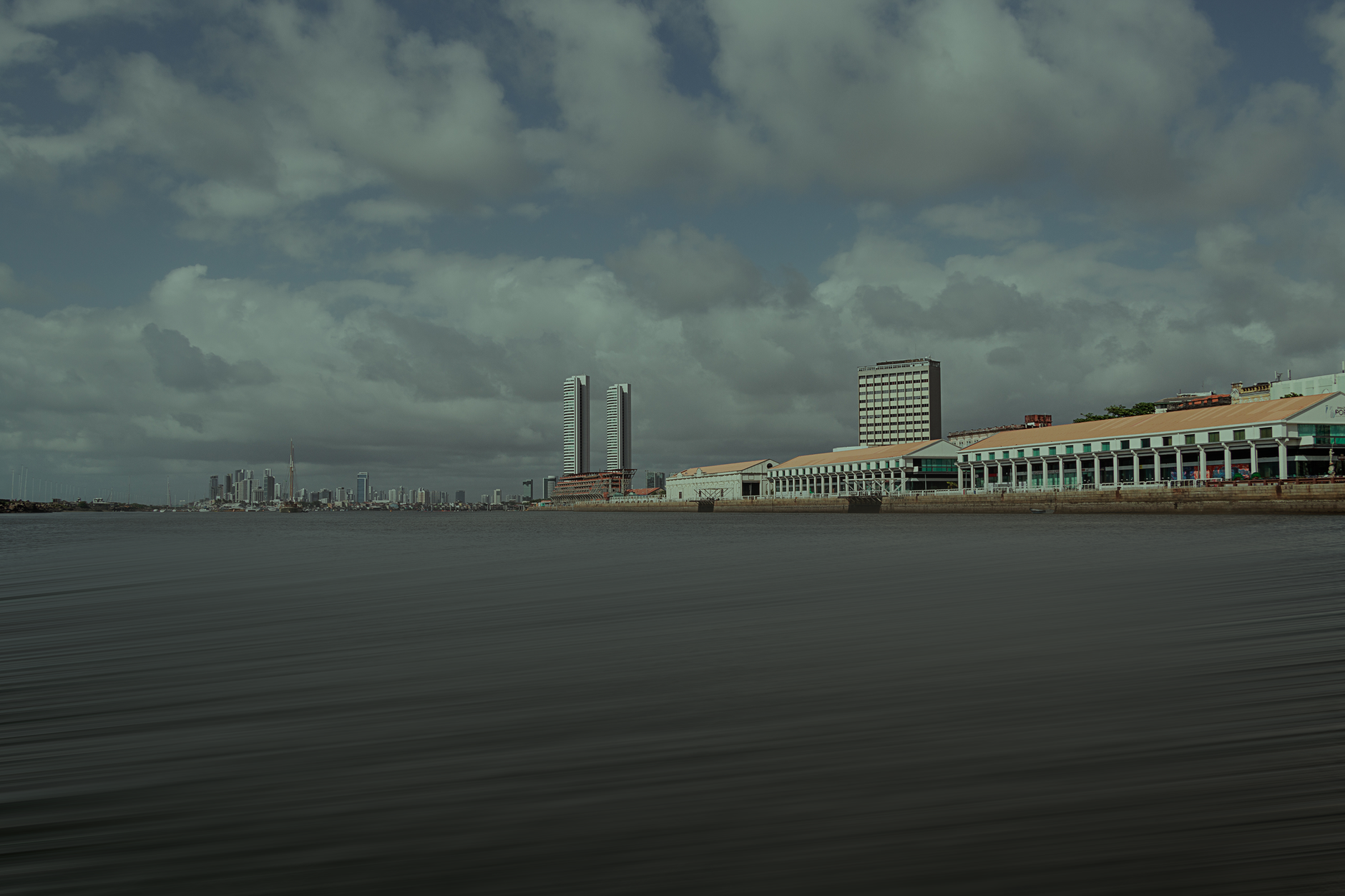 Vista panoramica da cidade de Maputo com a Baia ao fundo em Mocambique