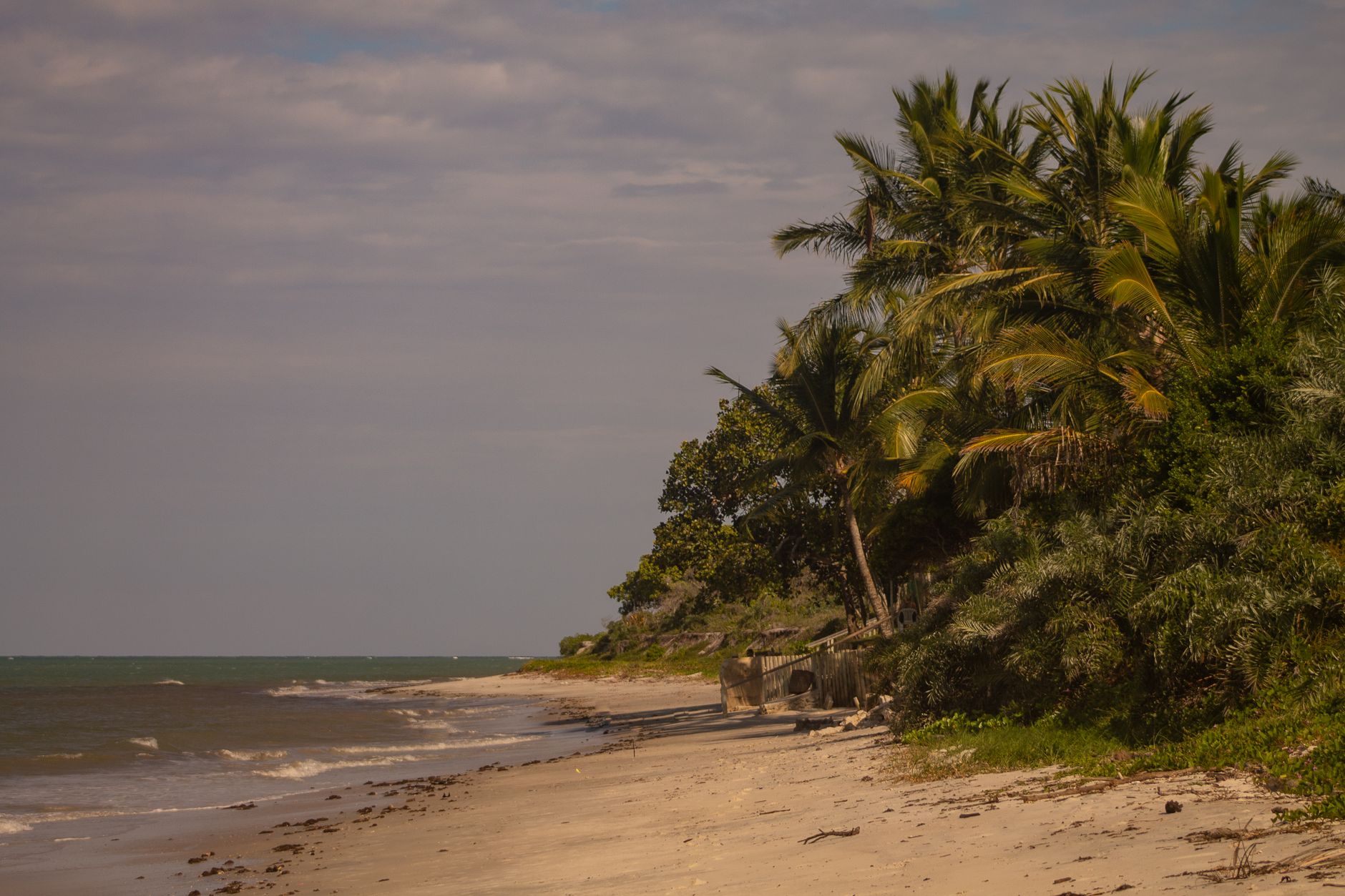 Paisagem costeira e ilhas do Parque Nacional das Quirimbas em Mocambique