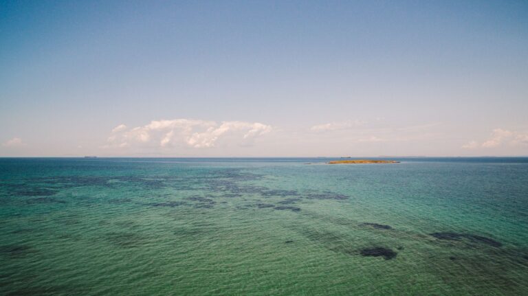 Vista panoramica da Baia de Pemba em Cabo Delgado, Mocambique
